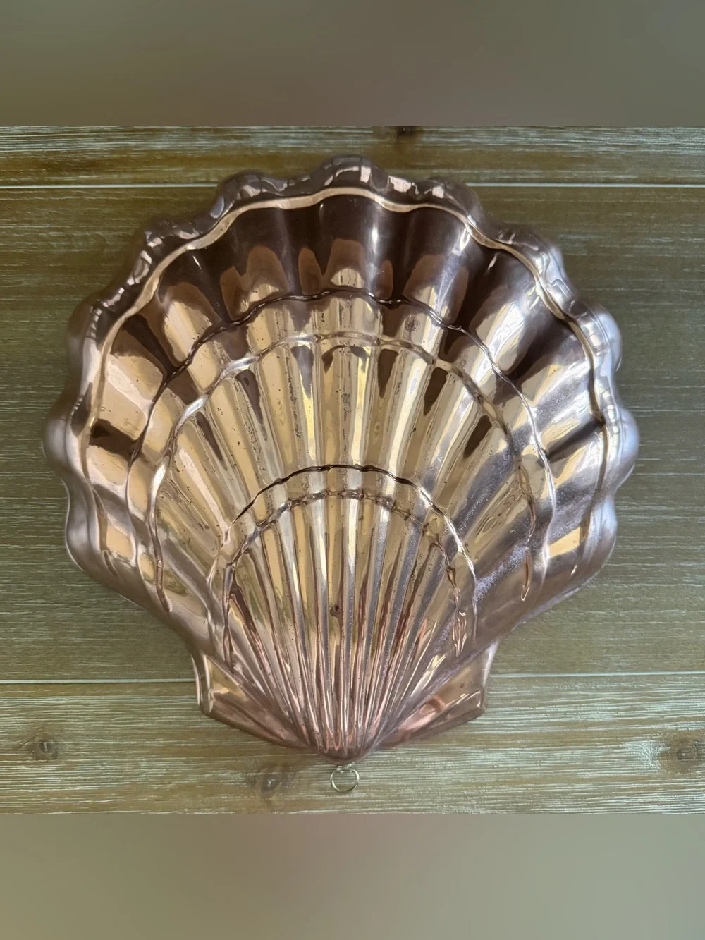 🐚🦞🐟 Vintage Set of 4 Copper Jelly Molds -  Shell, Lobster, Fish x2